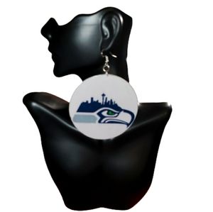 Seahawks earrings